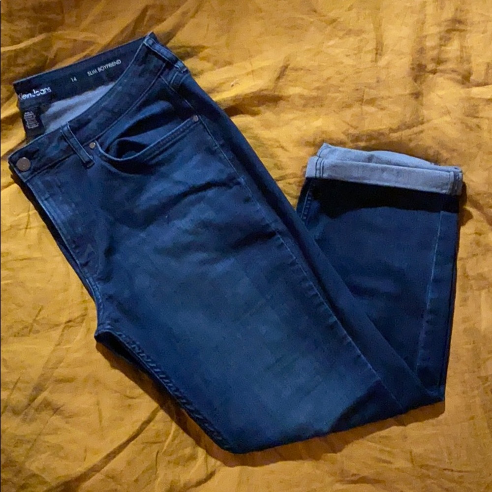 Calvin Klein Slim Boyfriend Crop - 14